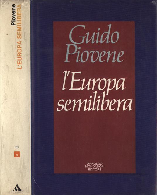 Book Cover: L'Europa semilibera